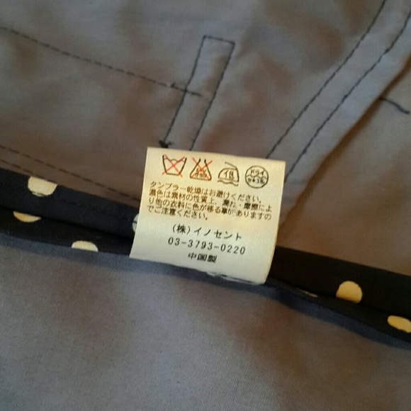 Polka Dot Coat - Navy and White - Picture 8 of 8